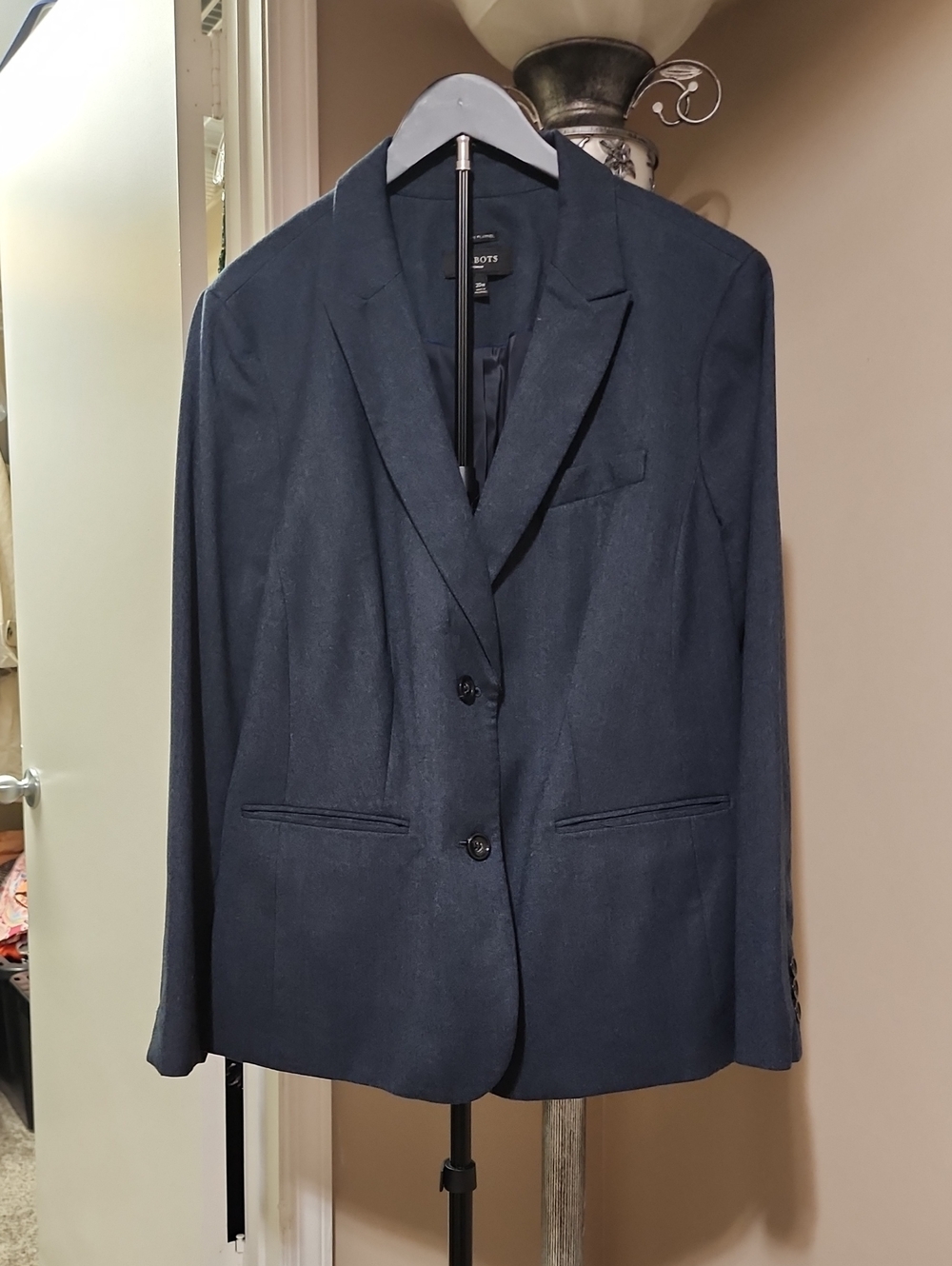 Talbots Navy Two-Button Women's Blazer